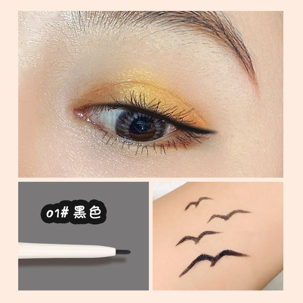 Makeup Wodwod Gel For Beginners Students Waterproof Sweatproof Quick-Drying Smudge-Proof Colorful Eyeliner Pen Beautiful_voghion.com