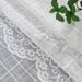 Jacquard Voile Curtains – Elegant Sheer Drapes (Rod Pocket, Light-Filtering, No-Drill, Polyester, White/Green, Multiple Sizes)_voghion.com