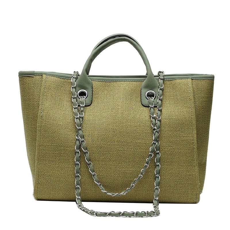 Neue europäische und amerikanische Bucket-Tasche für Damen mit großem Fassungsvermögen und schräger Schulterpartie über der Kette von Todd_voghion.com
