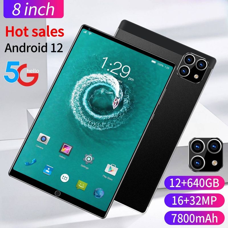 Tablette Android K10 8 pouces – Double SIM, 3G, Bluetooth et GPS, écran HD | Portable et multifonction_voghion.com