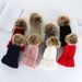 Berretto invernale in maglia con pompon in pelliccia sintetica – Design a coste piegate, caldo ed elegante, cappello unisex in morbida lana per il freddo_voghion.com