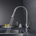 Kitchen Faucet With Rotatable Hot/Cold Controls 304 Stainless Steel Pull-Out Sink With Retractable Spout_voghion.com