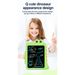 Tablero de escritura LCD de 10 pulgadas con diseño de dinosaurio de dibujos animados, tablero de dibujo electrónico, tablero de dibujo para niños, pizarra pequeña, tablero de escritura LCD_voghion.com
