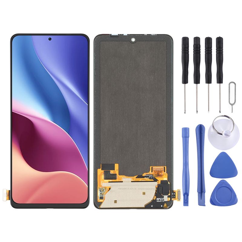 Original Super AMOLED Material LCD Screen and Digitizer Full Assembly for Xiaomi Mi 11i / Mi 11X / Mi 11X Pro_voghion.com