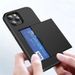 Armor Phone Case For iPhone 15 14 13 11 12 Pro XR X XS Max 14Plus Wallet Slide Credit ID Card Holder Slot Coque_voghion.com