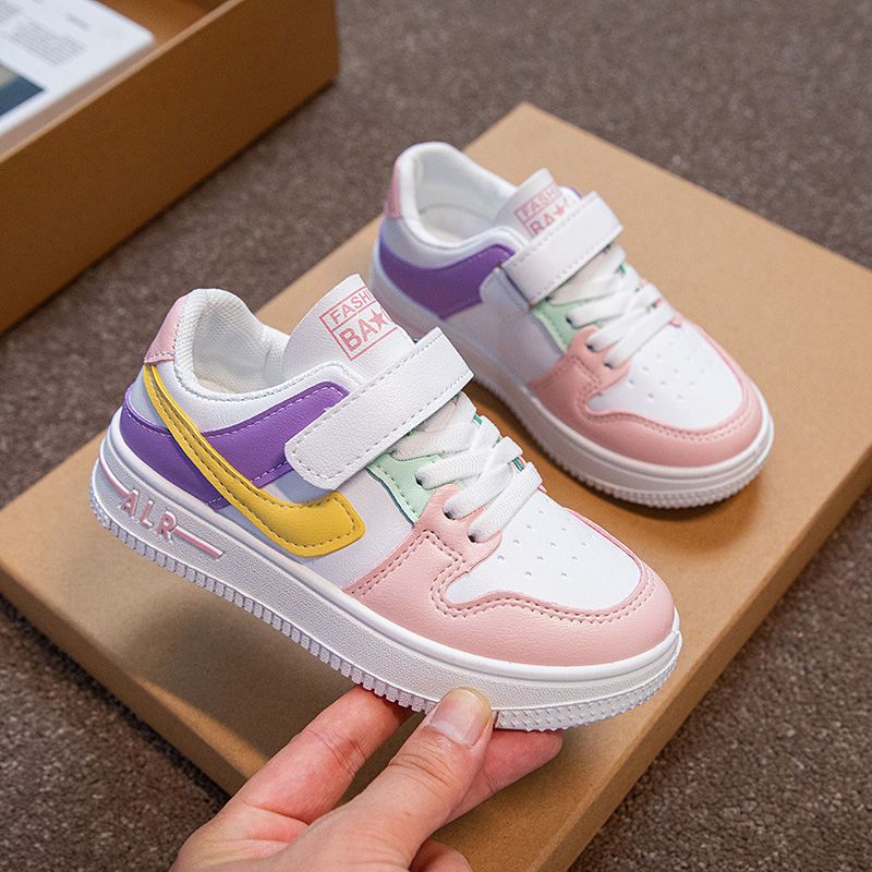 Little White Shoes Boys Shoes Sneaker New Girls Breathable Children's Sports Shoes Medium And Large Children's Casual Shoes Trend_voghion.com