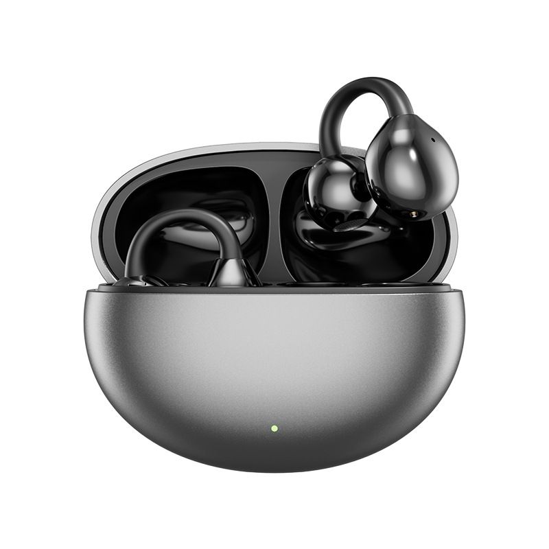 Auricolare Bluetooth M91 con clip auricolare - Stereo wireless TWS, batteria a lunga durata, traduzione vocale tramite intelligenza artificiale | Design confortevole per l'orecchio | Chiamate in vivavoce | Nero_voghion.com