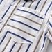 Children's clothing 2023 summer boys striped lapel short sleeved cotton shirt children's shoulder strap shorts British_voghion.com
