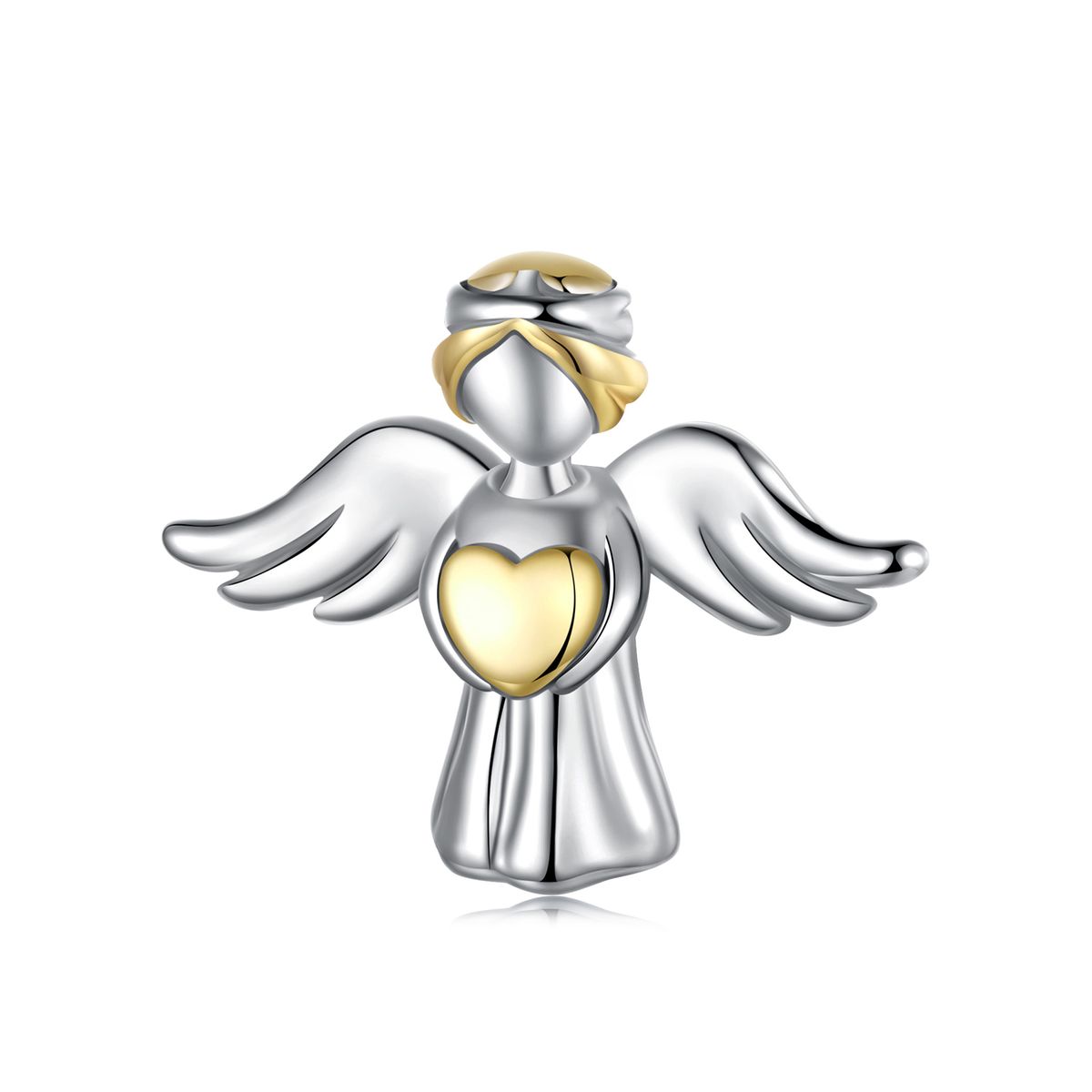Angel Guardian Charm Sterling Silver Charm,SCC3064_voghion.com