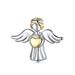 Angel Guardian Charm Sterling Silver Charm,SCC3064_voghion.com
