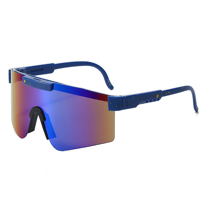 Windproof sunglasses Big frame trend sports outdoor cycling dazzling sunglasses_voghion.com