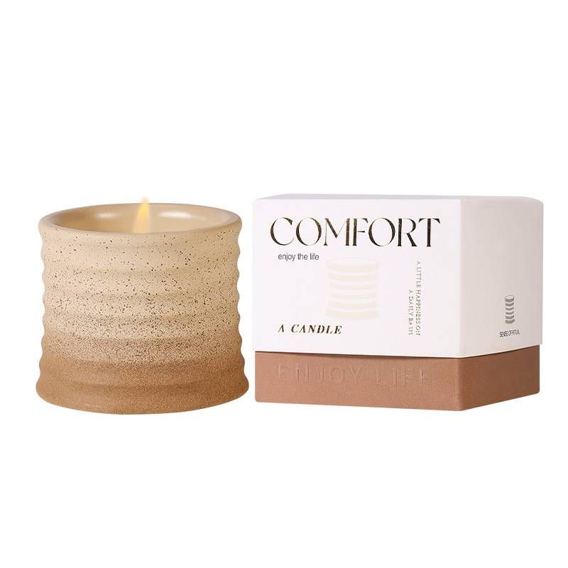 Aromatherapiekaarsen, eenvoudige keramische slaapkamer- en woonkamerornamenten, rookloze geuren, creatieve hoogwaardige sojawas_voghion.com