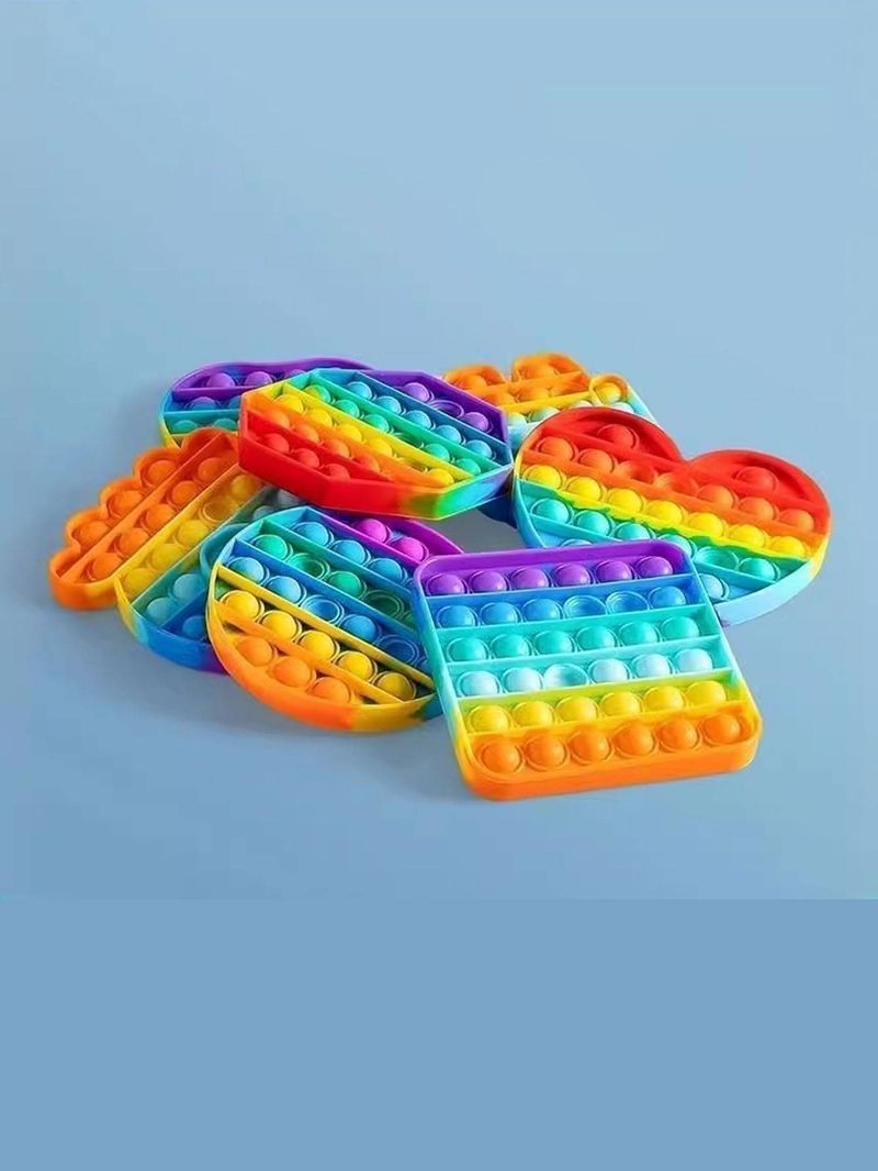 Pop Push Bubble Fidget Sensory Toy: Stress Relief And Anti-Anxiety For Kids And Adults!_voghion.com