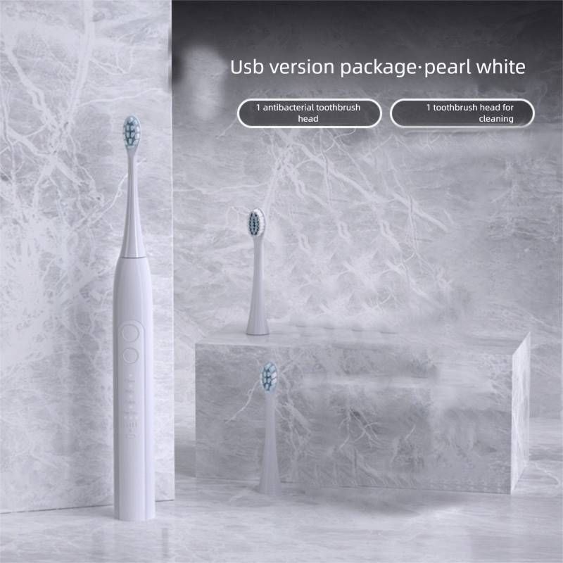 Ultrasonic Electric Toothbrush - Soft Bristles | Adults Portable | Home & Travel_voghion.com
