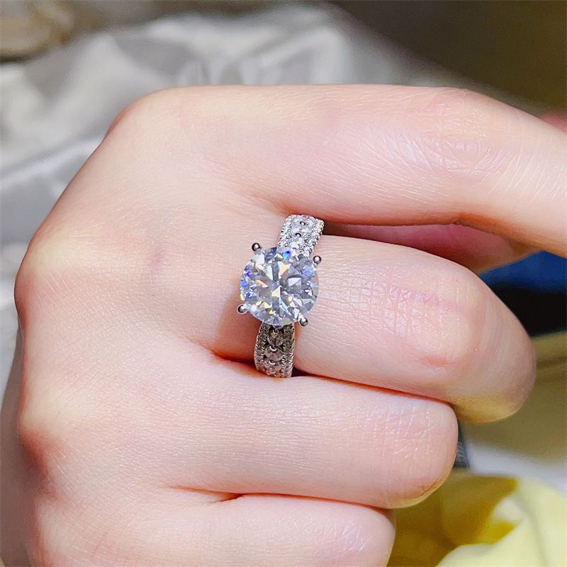 Weiß Moissanite 3 Karat Für Frauen D Ring Farbe Pass Test Diamant Stift_voghion.com