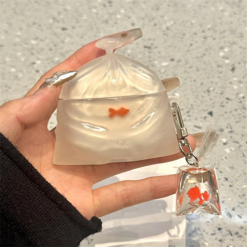 Bolsa Goldfish compatível com 4ª capa Pro2 A Apple sem fio Bluetooth fone de ouvido capa Huaqiangbei 7ª geração_voghion.com