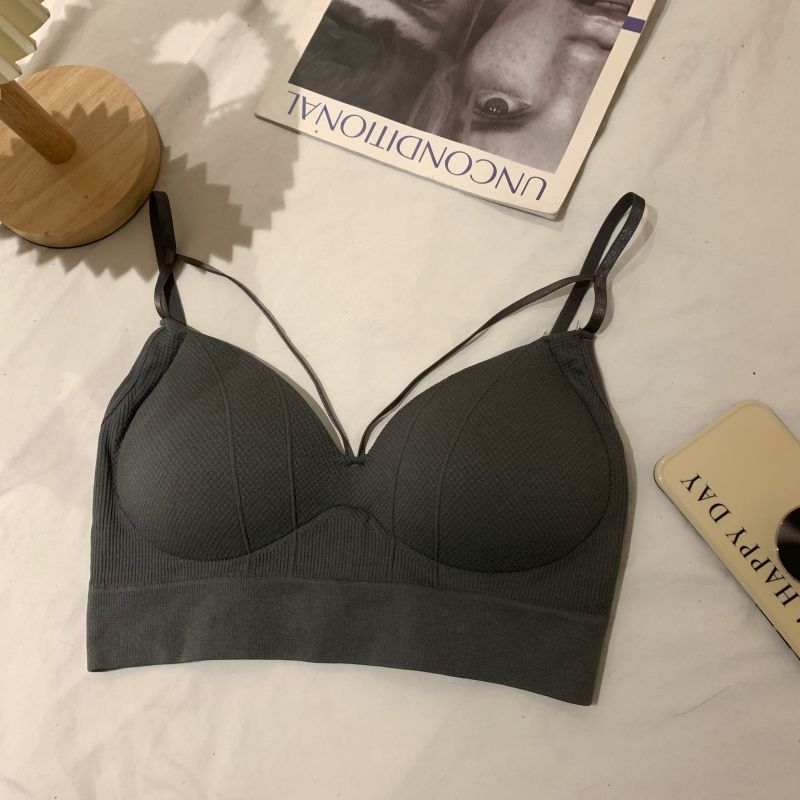 Reggiseno push-up sexy con scollo a V e cinturino dal design furtivo_voghion.com