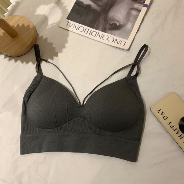 Reggiseno push-up sexy con scollo a V e cinturino dal design furtivo_voghion.com