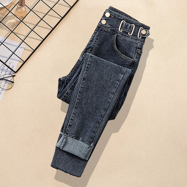 Outfit-Set aus Strickpullover und Jeans für Damen in Übergröße – gemütliches, lässiges Winter-Zweiteiler-Set, Modetrends, Reiseset für Frühling und Herbst_voghion.com