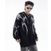 Autumn And Winter High Street Retro Jacquard Design Round Neck Sweater Men's Loose Pullover Knitted Sweater_voghion.com