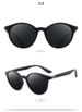 Polarized sunglasses, retro round frame sunglasses, men's and women's driver's driving sunglasses, trendy outdoor driving mirrors_voghion.com