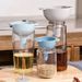 4-Piece Plastic Funnel Set - 4-in-1 Multi-Functional Kitchen Funnel for Oil Pouring, Liquid Dispensing, and Filtering_voghion.com