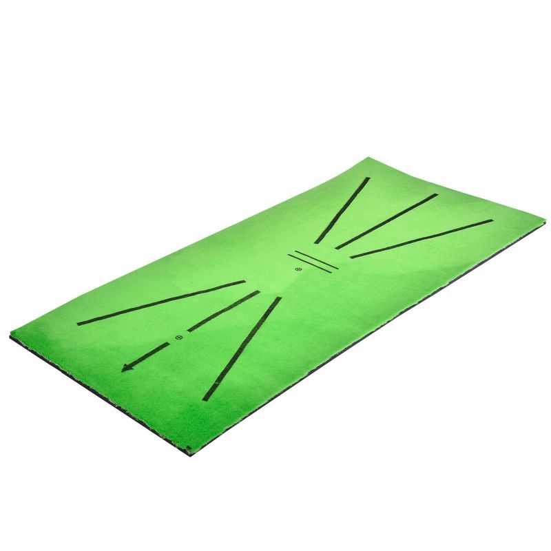 Tapis de swing de golf, tapis de frappe de swing de golf, entraîneur de swing en salle_voghion.com