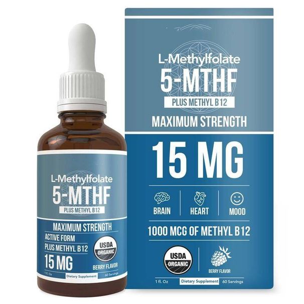L-metilfolato 5-MTHF 15 mg + metil B12 1000 mcg | Massima efficacia per cervello, cuore e umore | Gusto frutti di bosco_voghion.com