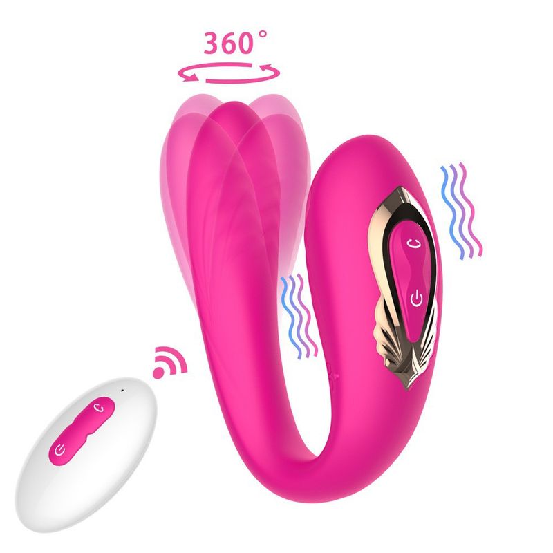 Female Wearable Sexy Butterfly Vibrator Twist C Shaped Clip Wireless Remote Control Masturbator Female Can Insert_voghion.com