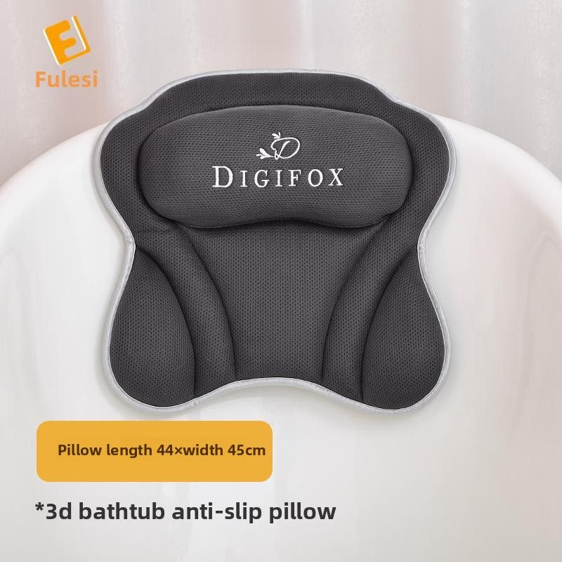 DIGIFOX Fulexi Bathtub Pillow Thickened Bathing Bathroom Soaking Non-Slip Mat Anti-Staining_voghion.com