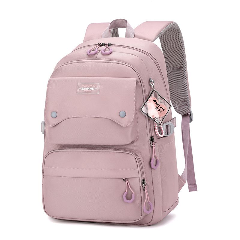 Students Backpack Schoolbag For Girls, Junior High School Students, High School Students, Large Capacity, Three To Five Or Six Grade Primary School_voghion.com
