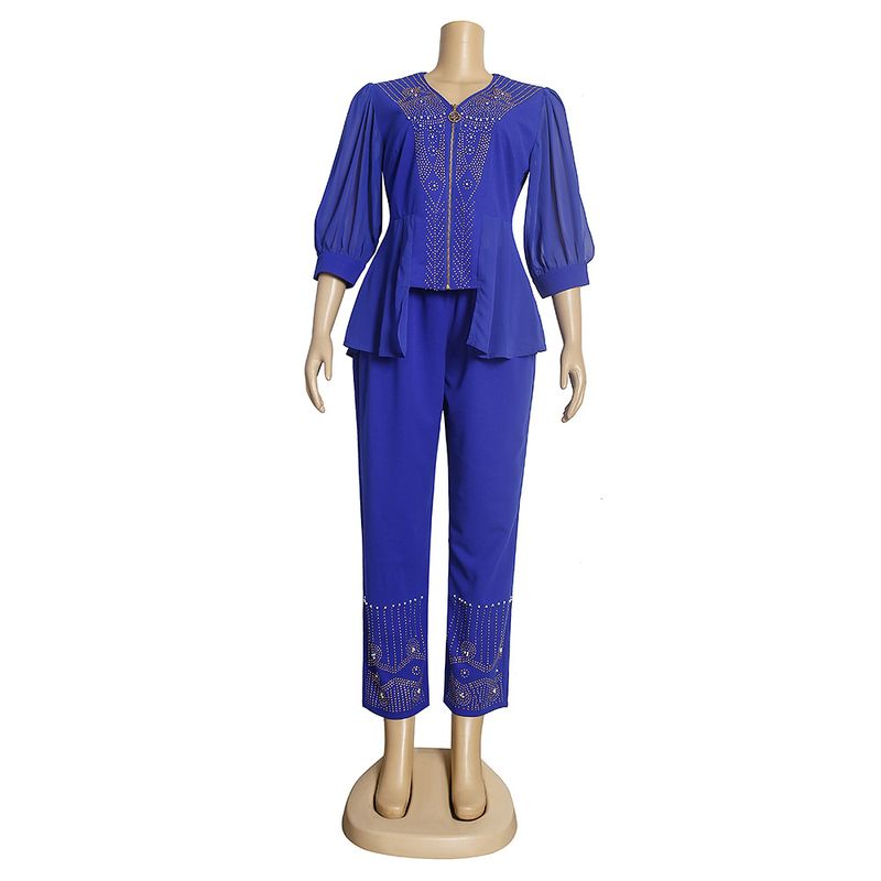 Ragazze da donna che dimagriscono OL carriera due set di pantaloni giacca_voghion.com
