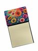 NEW Gerbera Daisies in Color Sticky Note Holder Refillable Dispenser Self-Sticky Note Pads, Memo Pads Blank Desk Accessories_voghion.com