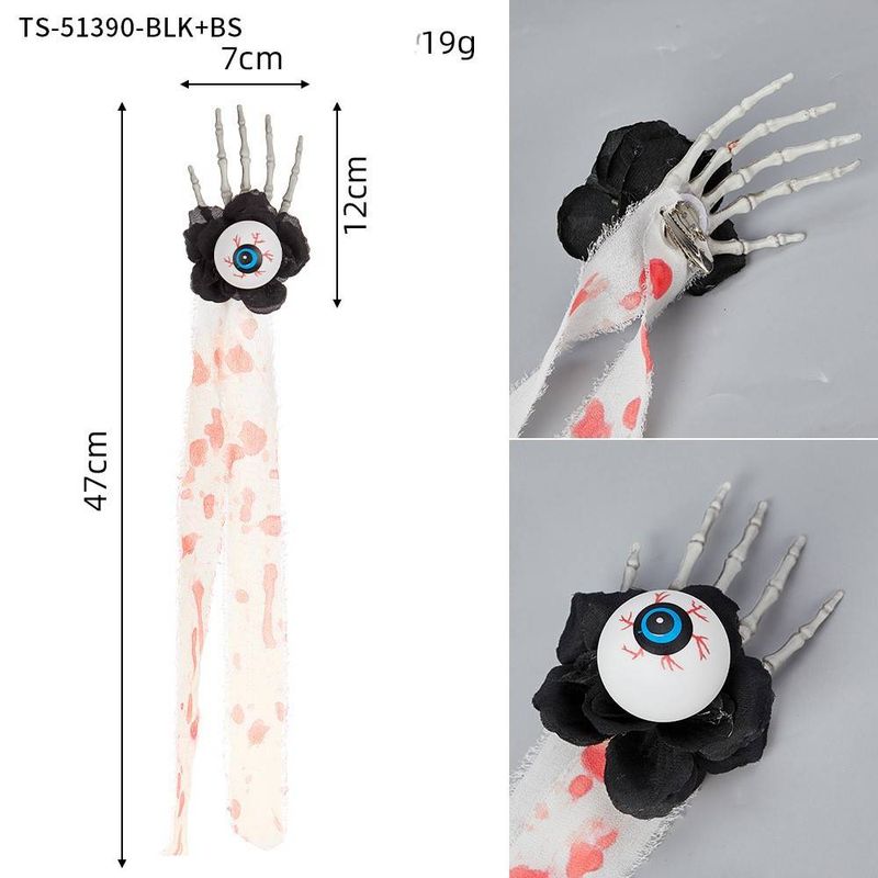 Punk-style Dark Style Handbone Rose Headband Hairpin Dance Party Outfit_voghion.com