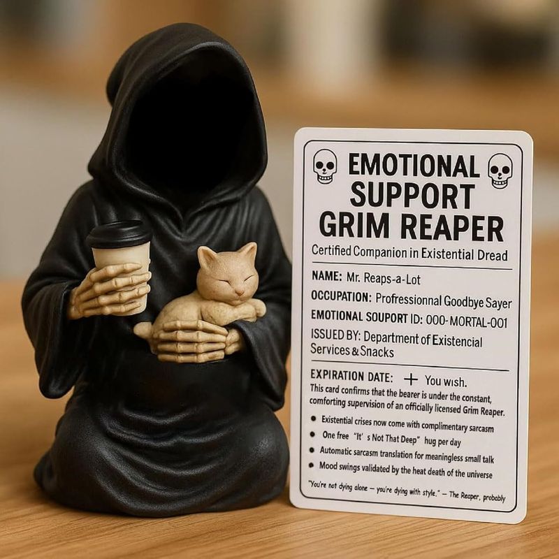 Emotional Support Grim Reaper FigurineEmotional Support Grim Reaper Figurine_voghion.com