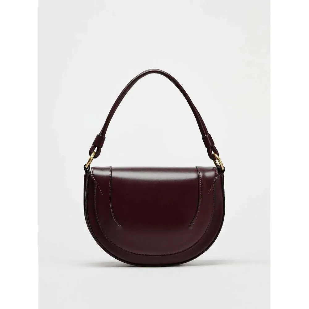 Elegante borsa a tracolla con contrasto di colore - Borsa a tracolla ispirata allo stilista per donna, moda autunnale e invernale_voghion.com