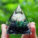 Pirâmide de cristal orgone 2025, gerador de energia, 5 cm, ametista natural, peridoto, ferramenta de meditação, chakra, decoração para casa_voghion.com