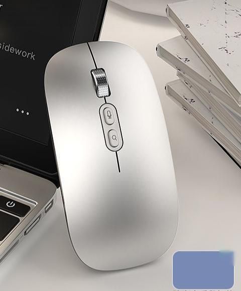 Compatible Wireless Book Laptop Silent Rechargeable Dual-Mode Bluetooth Mouse_voghion.com