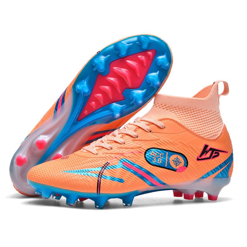 Soccer shoes Men's and women's high school growth studded fleece training sneakers_voghion.com