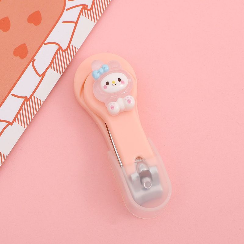 Cute Mini Nail Clippers with Protective Case Creative Folding Nail Cutter for Home Use_voghion.com