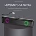 Računalni audio s ambijentalnim svjetlom, USB jednožični izravni priključak za stolno računalo za dom, mini zvučna kartica, zvučnik_voghion.com