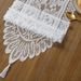 Warp Knitted Lace Tassel Table Runner Home Decoration Dining Table Table Cloth Table Runner Decoration_voghion.com