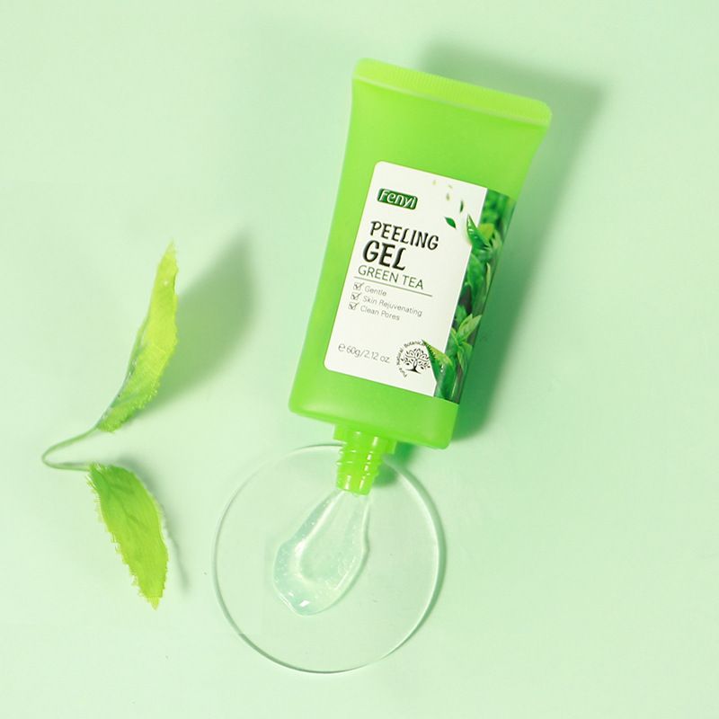 Scrubs & Bodys Treatments Green Tea Exfoliating Gel 60g Cleansing Pores Face Body Skin Care Products_voghion.com