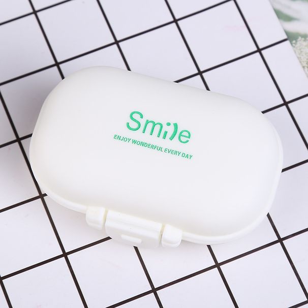 Luxury Portable Pill Organizer With Secure Seal & Crystal Accents, Large Capacity Travel Medicine Box For Daily Use_voghion.com