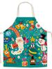 Cartoon Christmas Day, Cotton And Linen Apron Resistant To Dirt And Easy To Clean_voghion.com