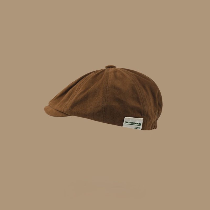 Cappello ottagonale unisex Daddy Caramel Top Retro da uomo e da donna con tesa corta_voghion.com