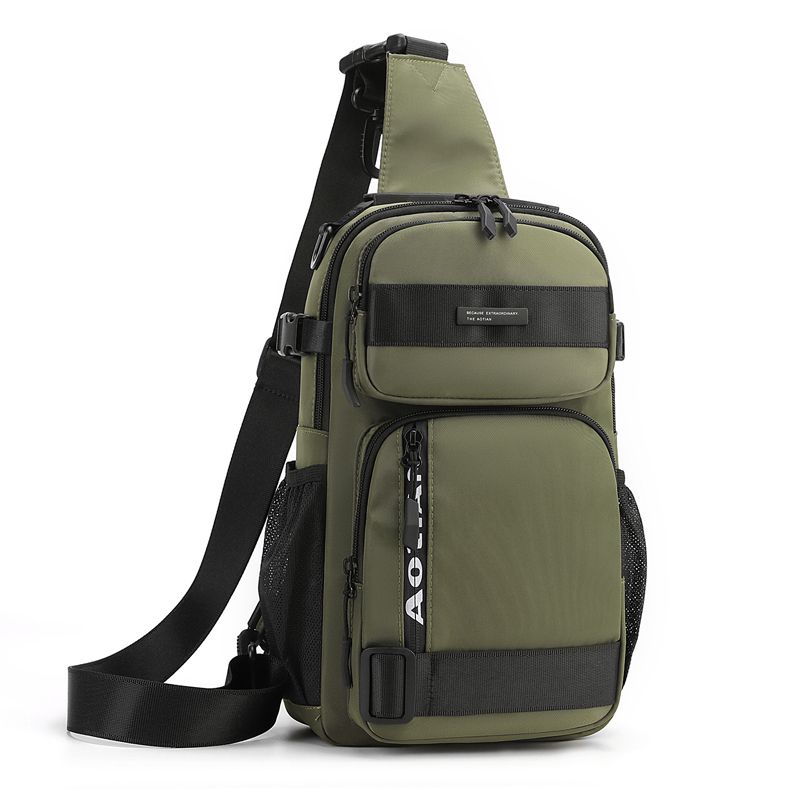 Men Casual Large Capacity Outdoor Multifunctional Chest Bag_voghion.com