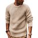 Men's Chunky Knit Sweater – Oversized Winter Pullover With Color-Block Design For Streetwear & Casual Wear_voghion.com