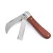 Rosewood Electrician Solid Wood Knife Stainless Steel Outdoor Tool Multifunctional Self-Defense Folding_voghion.com