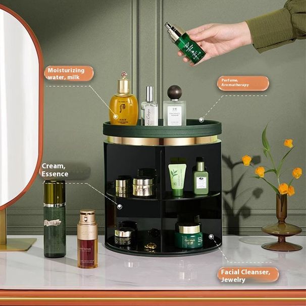 Kosmetika Domácí multifunkční box Koupelnová komoda Rtěnka Pleťová maska Úložný stojan na produkty péče o pleť_voghion.com